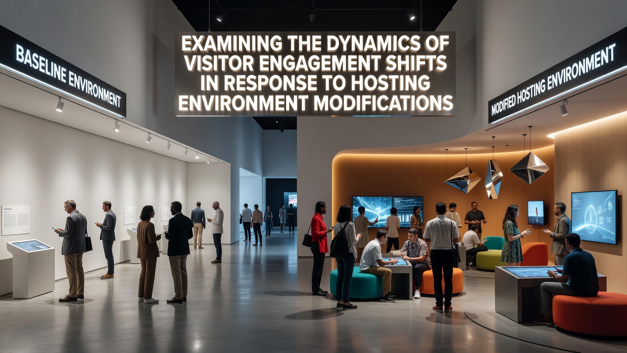 Examining the Dynamics of Visitor Engagement Shifts in Response to Hosting Environment Modifications