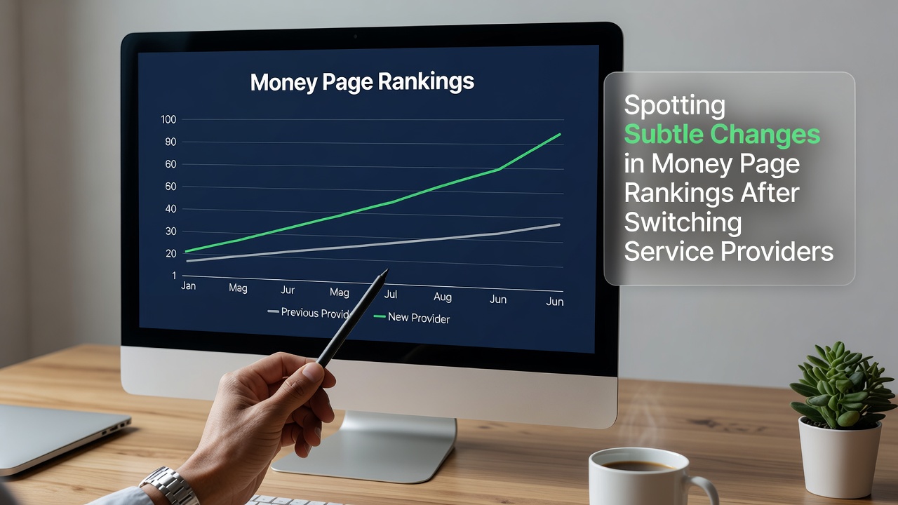 Spotting Subtle Changes in Money Page Rankings After Switching Service Providers
